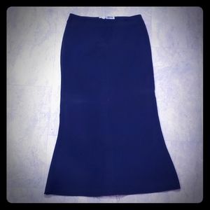 Black floor length skirt